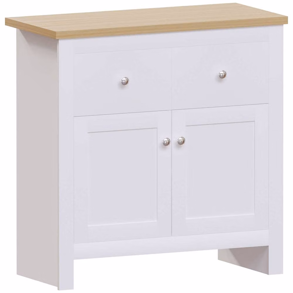 HD Designs Vida Designs Arlington 2 Door 2 Drawer Sideboard in White – 2