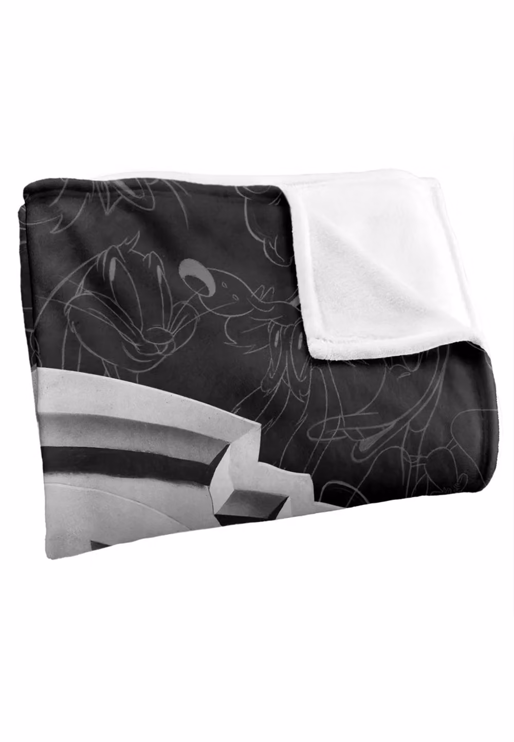 Warner Brothers Looney Tunes Silky Touch Super Soft Fluffy Throw Blanket, White, W: 152 cm, D: 127 cm – 3