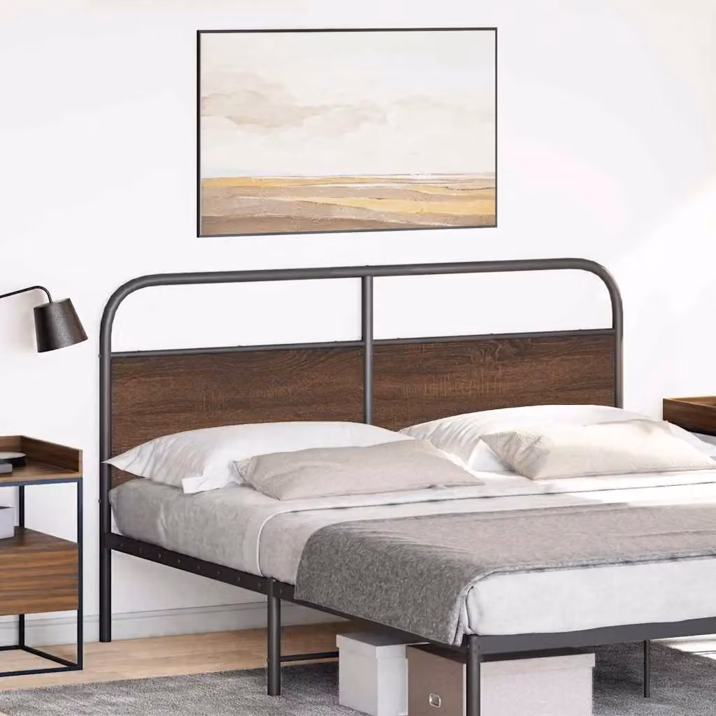 Berkfield Home Classic Headboard in Brown Oak, Width: 150 cm – 2