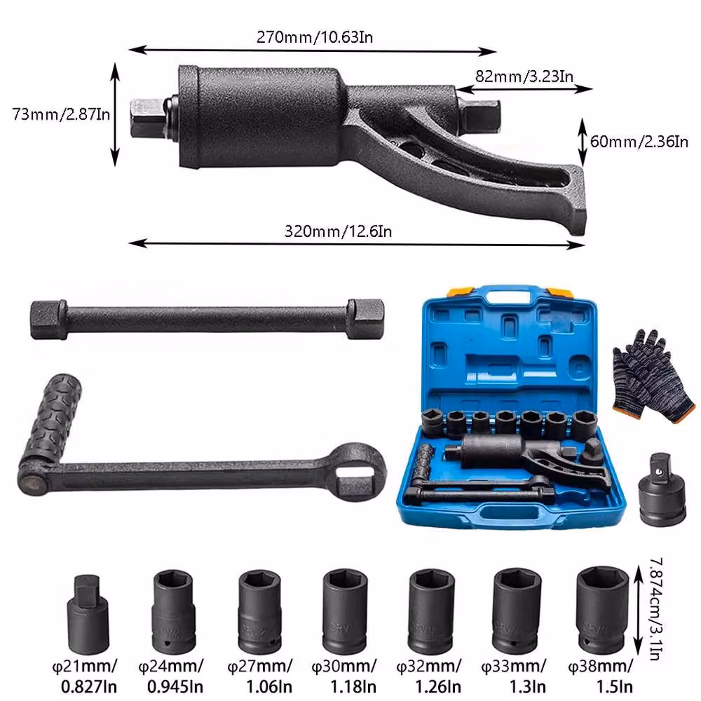 Kelvenix Torque Multiplier HGV Wheel Nut Remover in Blue – 2