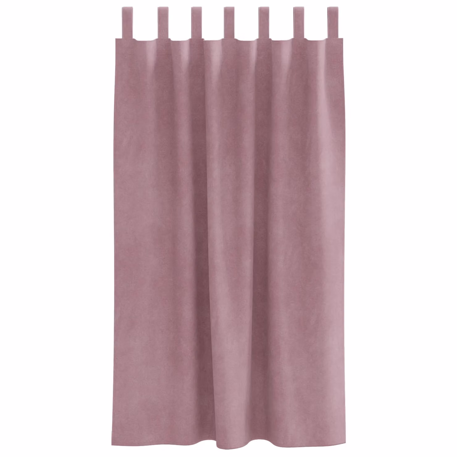 Berkfield Home Pink Polyester Opaque Fabric Panel Curtains W: 140 cm, H: 175 cm – 2