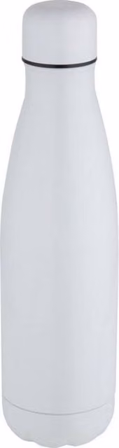 Floso Cove White Stainless Steel Vacuum Insulated Sublimation Water Bottle, 500ml