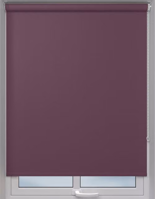 Knightsbridge Boujee Made to Measure Blackout Roller Blind in Purple
