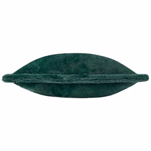 Riva Home Green Faux Fur Square Polyester Cushion, W/D/H: 45 x 45 x 45 cm – 2