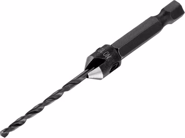 IRWIN Pilot Countersink Screwdriver Bit in Black and Multicolour