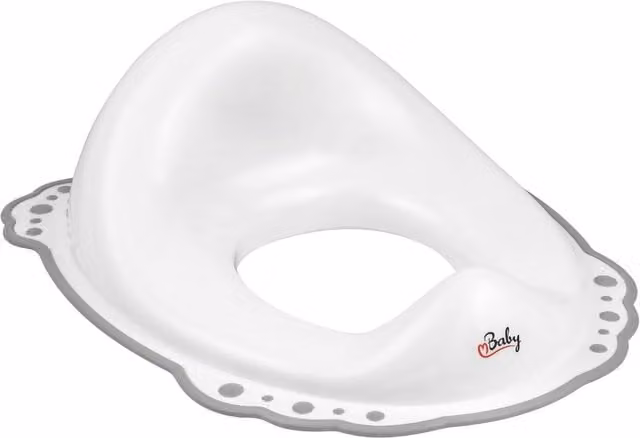 Junior Joy Toilet Training Seat in White Polypropylene, H 35.5 x W 32 x D 18 cm