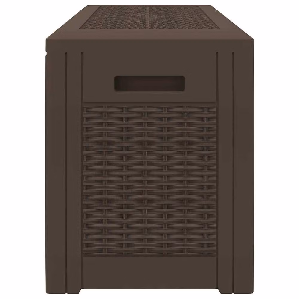 Berkfield Home Garden Storage Box in Brown, W/D/H: 119 x 48 x 60 cm – 4