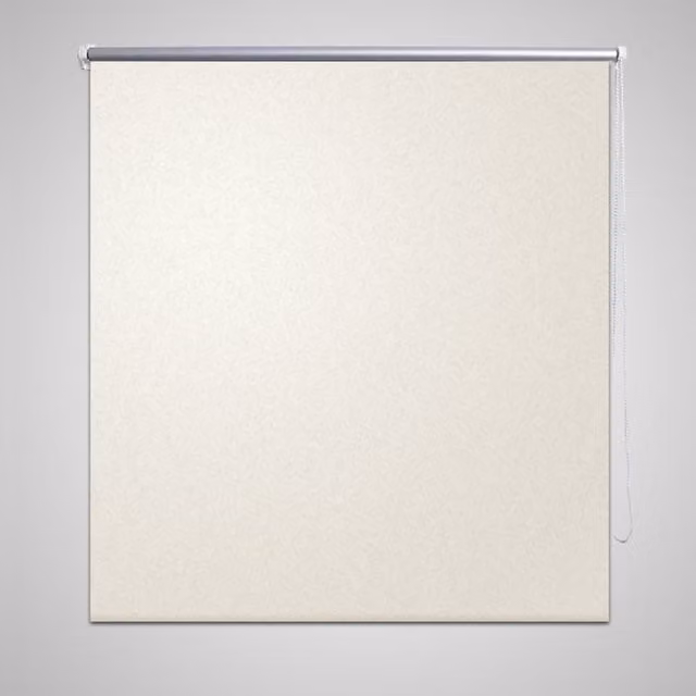 Berkfield Home Blackout Roller Blind, White, W: 160 cm, H: 175 cm