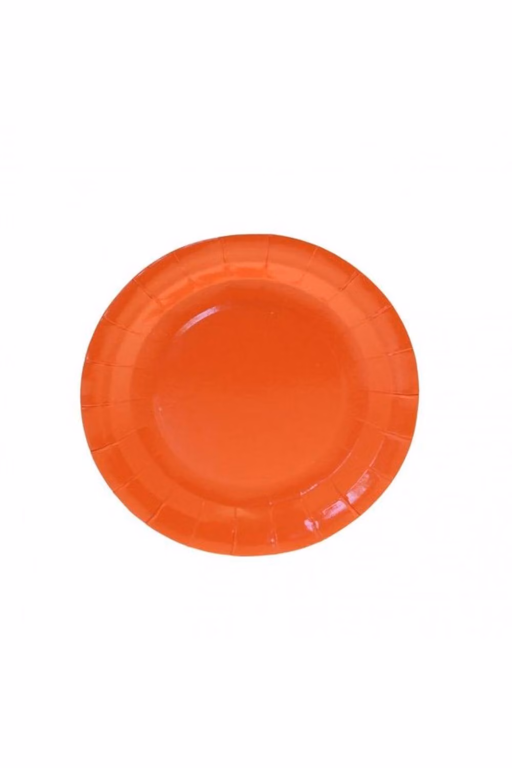 KDMD 80 Pack Orange Solid Paper Dessert Plates, 17.78 cm – 2