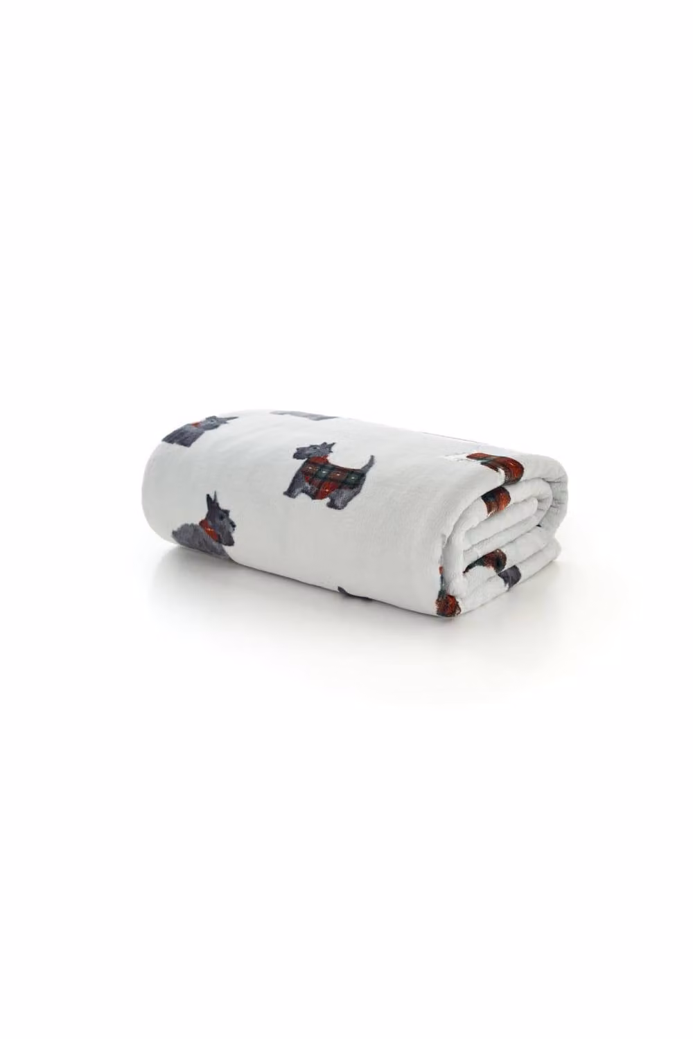 The Lyndon Company Hattie Dog Grey and White Soft Plush Decorative Throw Blanket W/D/H: 140 x 180 cm – 3