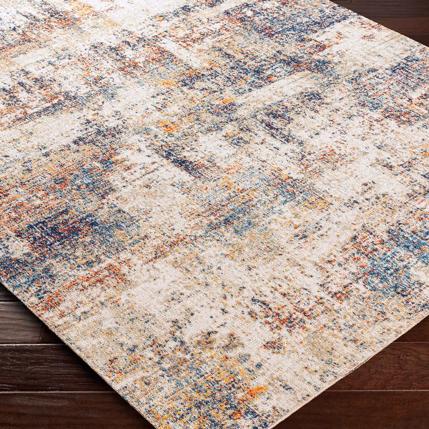 Livabliss Huntington Beach Modern Abstract In- & Outdoor Rug, Multicolour Blue and Red, W: 80 cm, L: 220 cm – 3