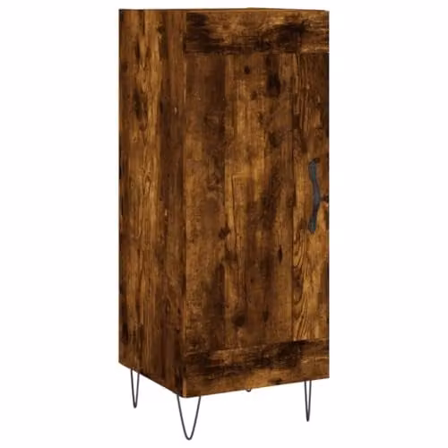 vidaXL Smoked Oak Sideboard in Brown, W/D/H: 34.5 x 34.5 x 90 cm – 1