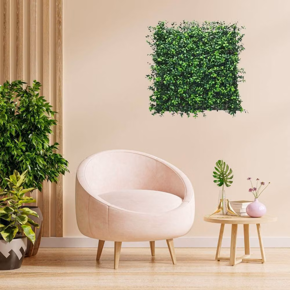Ark Mat Boxwood Artificial Plant Wall Panel in Green, 50 x 50 cm – 8