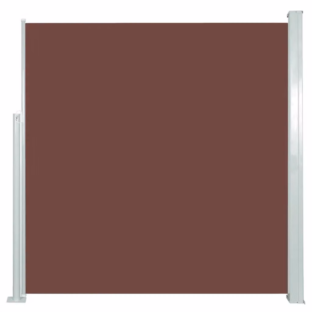 Berkfield Home Retractable Side Awning in Brown, W/H: 300 x 140 cm – 2