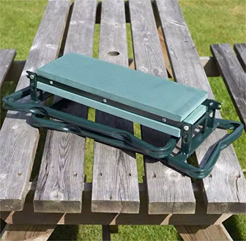 St Helens Home & Garden Folding Multi Use Garden Kneeler and Bench in Green – 3